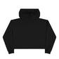 Lace Game Cropped Hoodie — Athletic Casual Crop Sweatshirt with Rope Lace Graphic