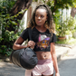 SL Girl Graphic Women’s Crop Shirt, Urban Streetwear Vibe, Women’s crop top