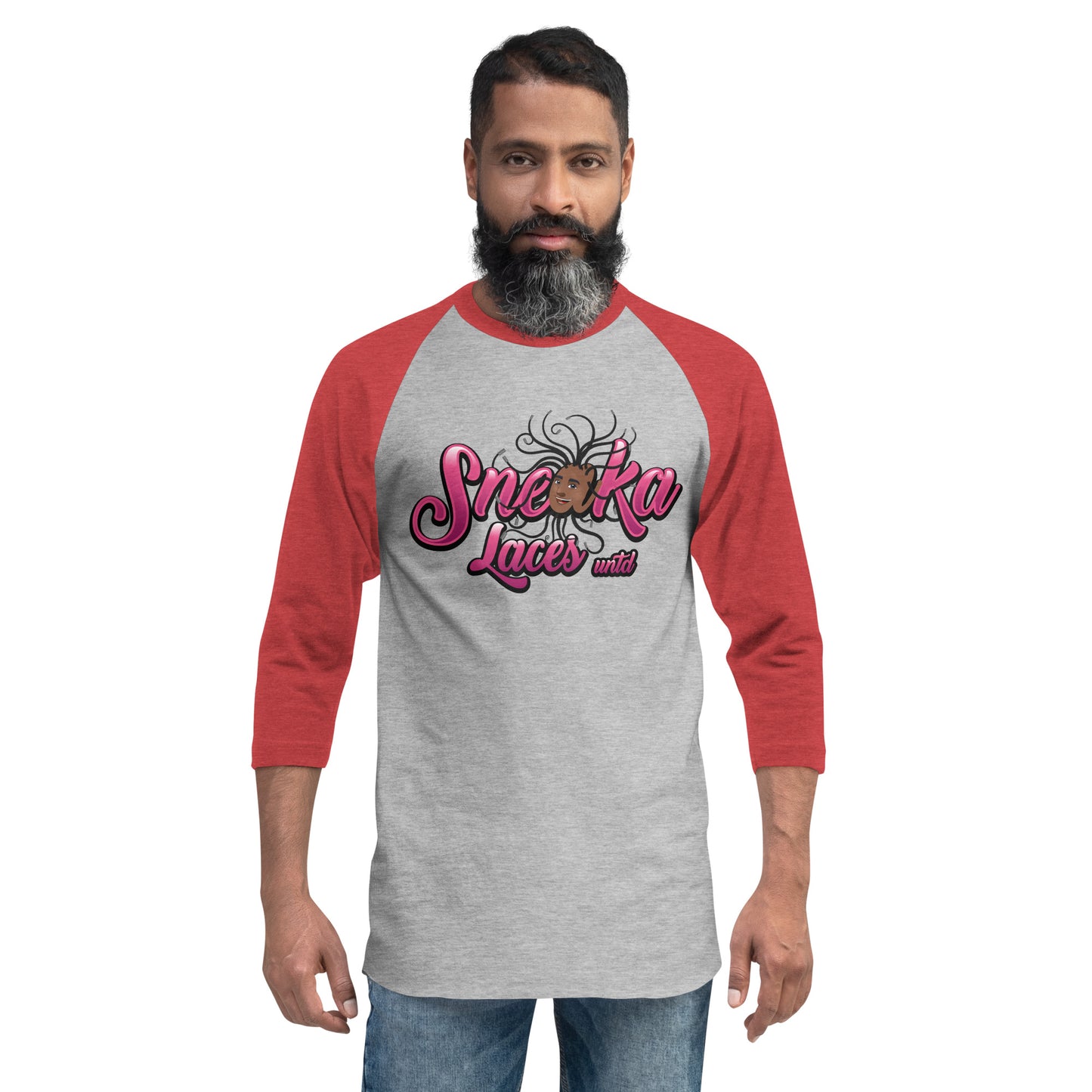 3/4 sleeve raglan shirt
