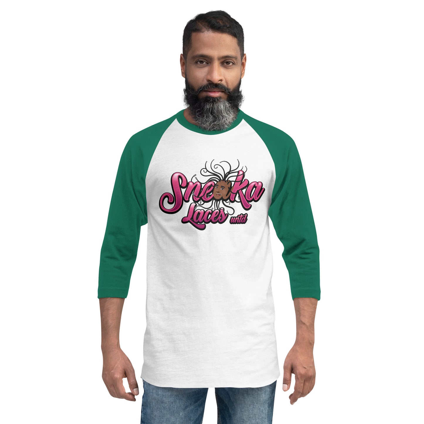 3/4 sleeve raglan shirt