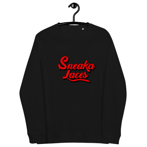 Unisex organic raglan sweatshirt