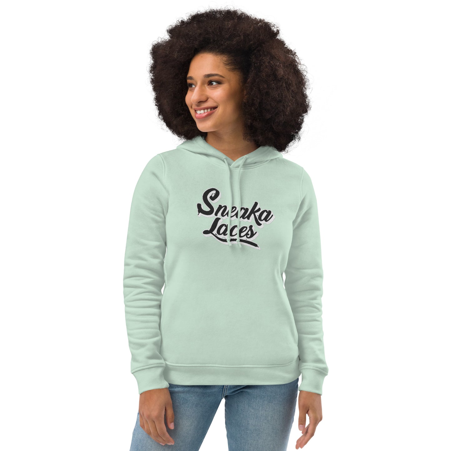 Women's eco fitted hoodie